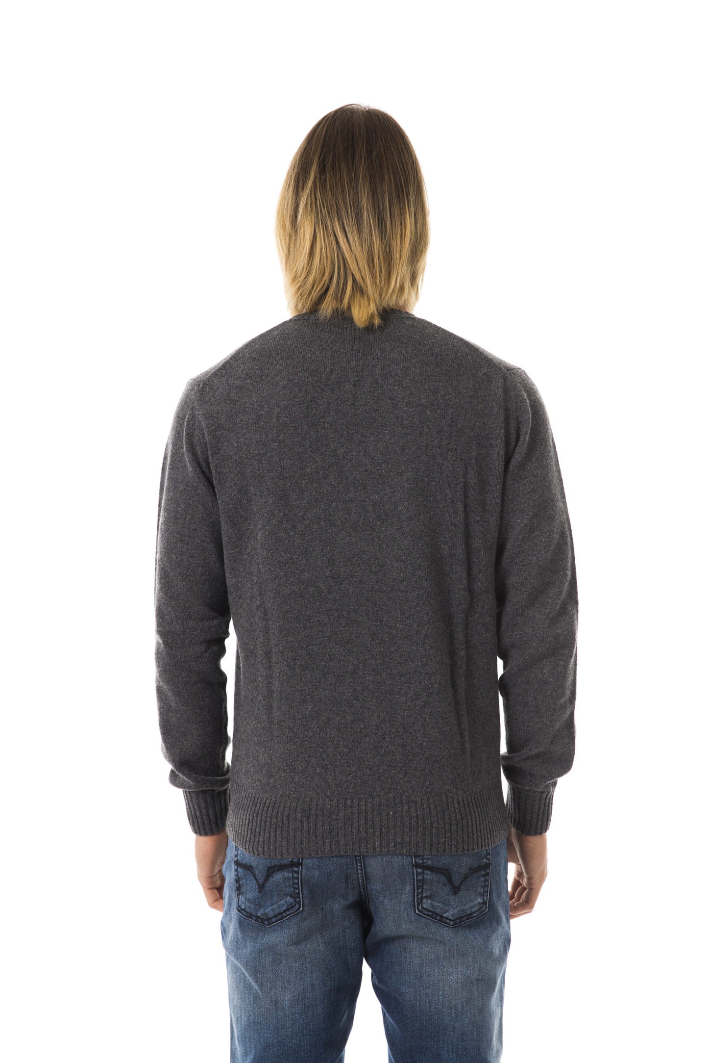 Elegant Embroidered Wool-Cashmere Sweater