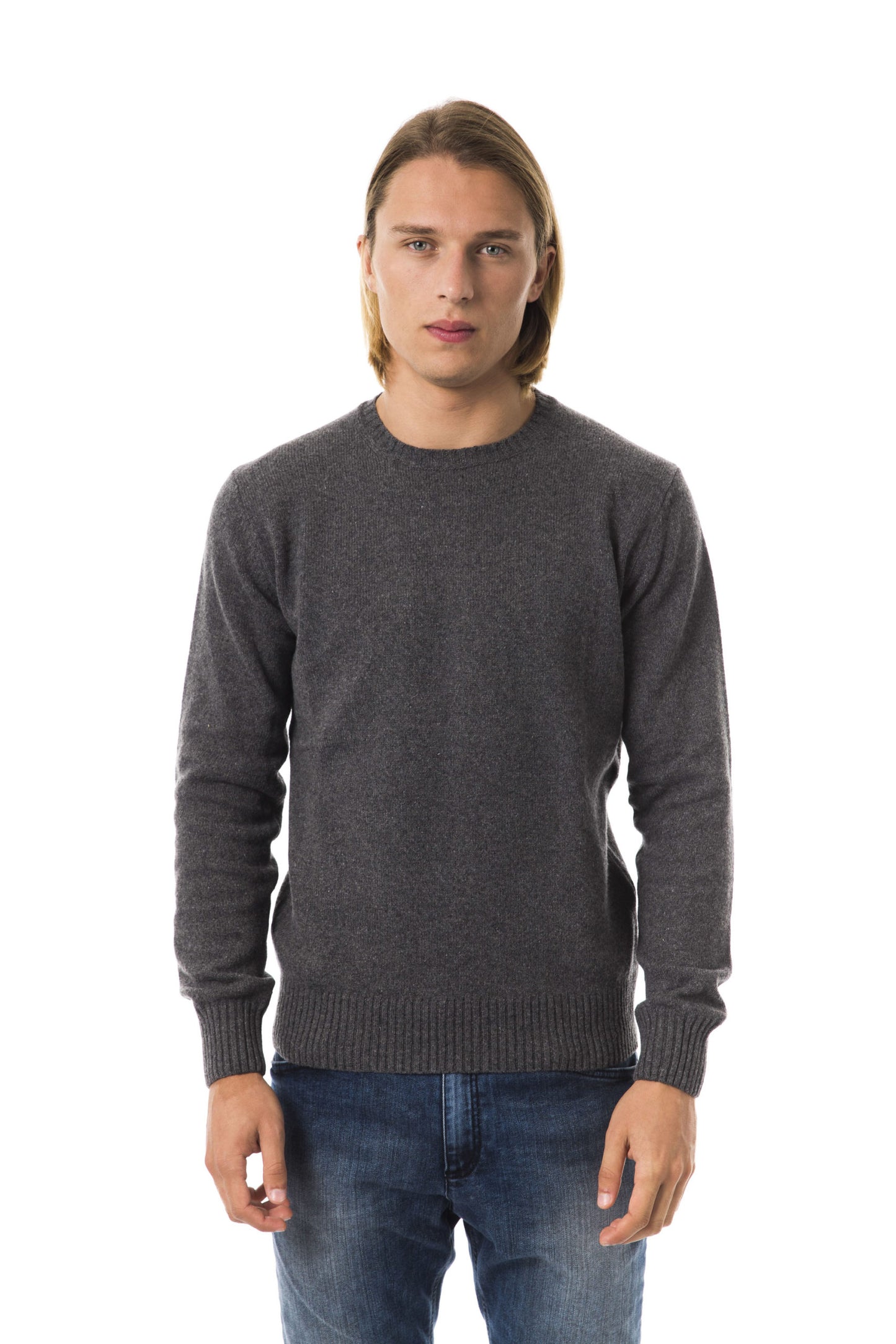 Elegant Embroidered Wool-Cashmere Sweater