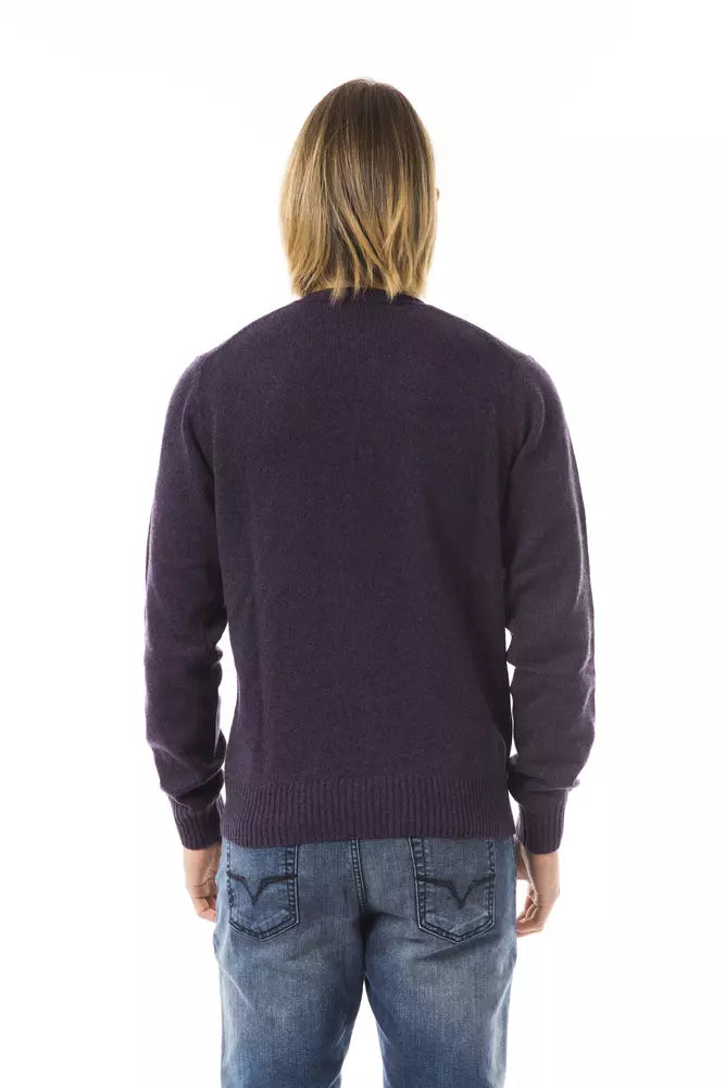 Embroidered Extrafine Merino Wool Blend Sweater