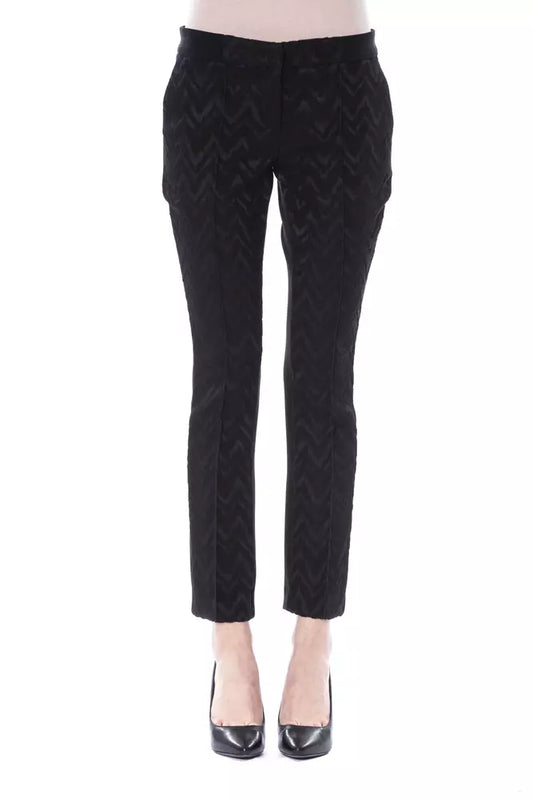 Elegant Slim Fit Patterned Pants