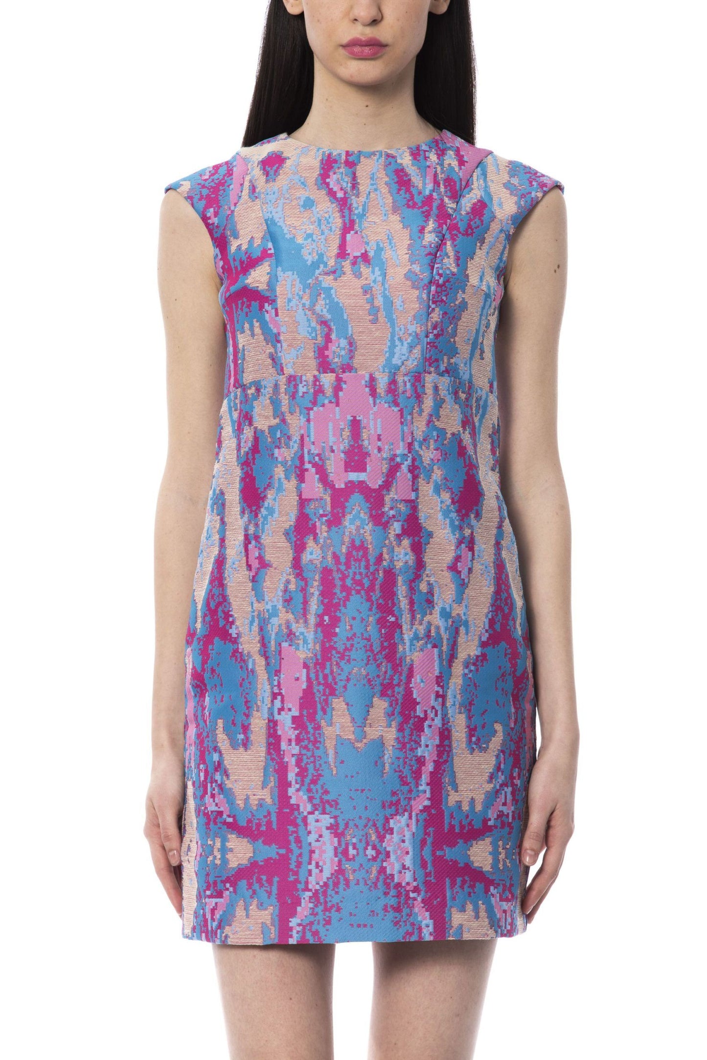 Elegant Sleeveless Patterned Dress