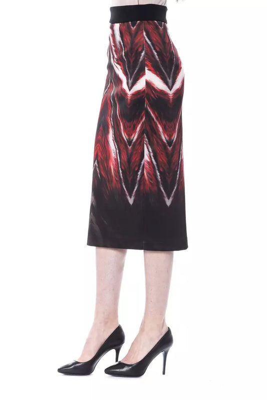 Elegant Multicolor Long Pencil Skirt