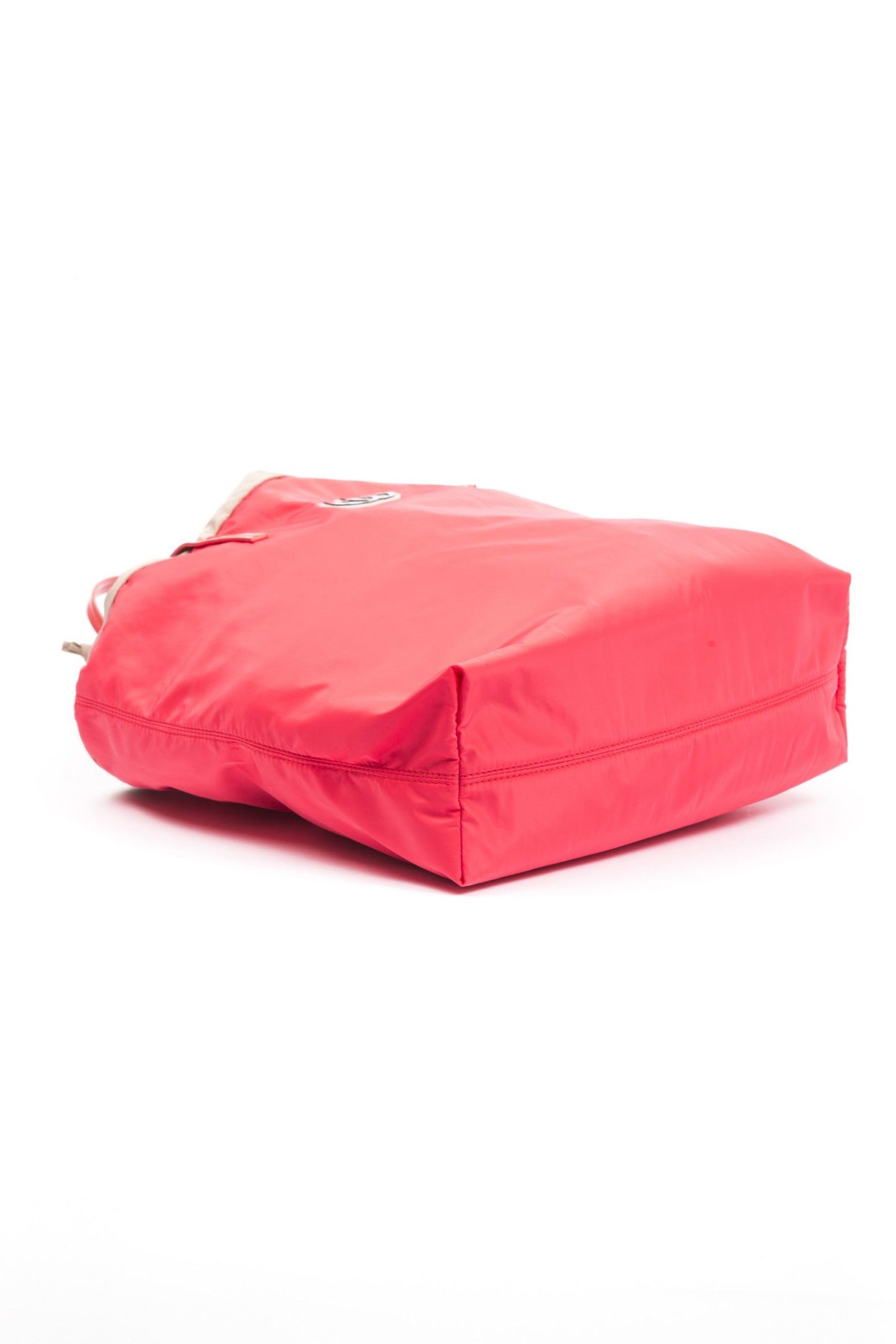Chic Red Fabric Patent Tote for Her