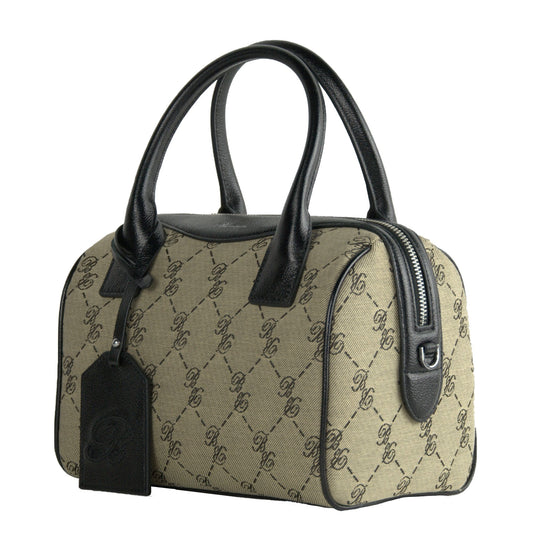 Beige Emma Small Bowling Bag