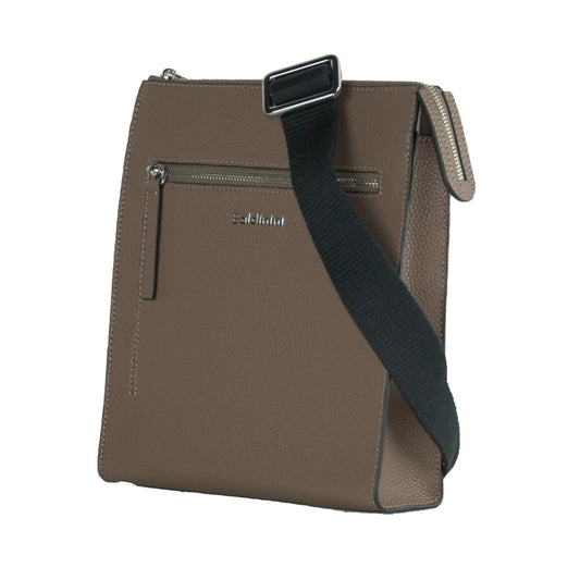 Elegant Taupe Body Bag for Men