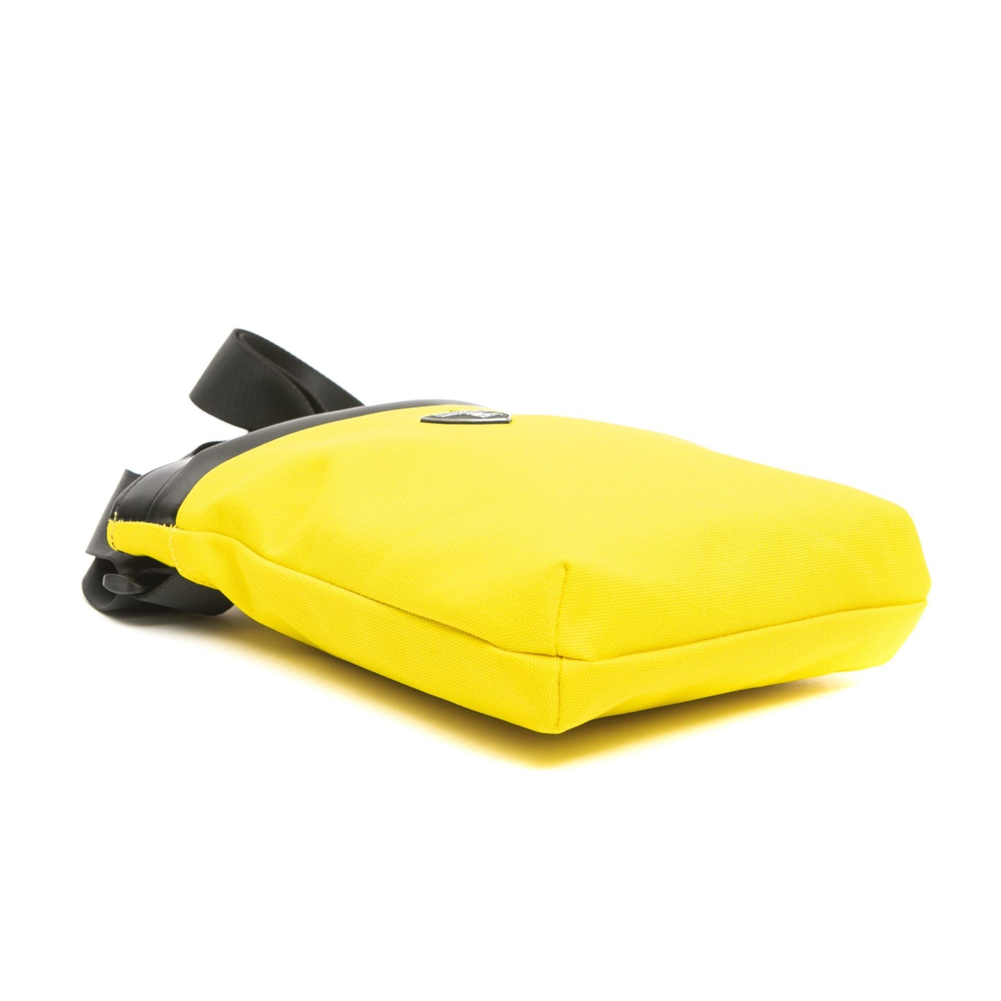 Sleek Yellow Satchel for the Modern Man