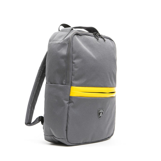Sleek Gray Travel Backpack with Adjustable Straps