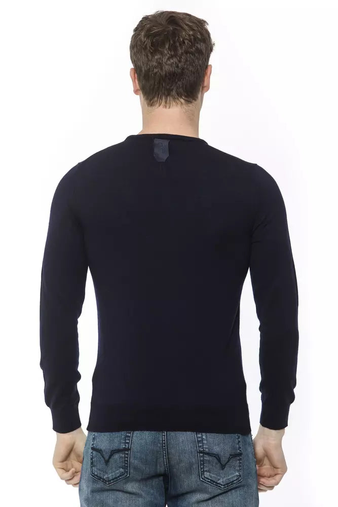 Elegant Merino Wool Crewneck Sweater