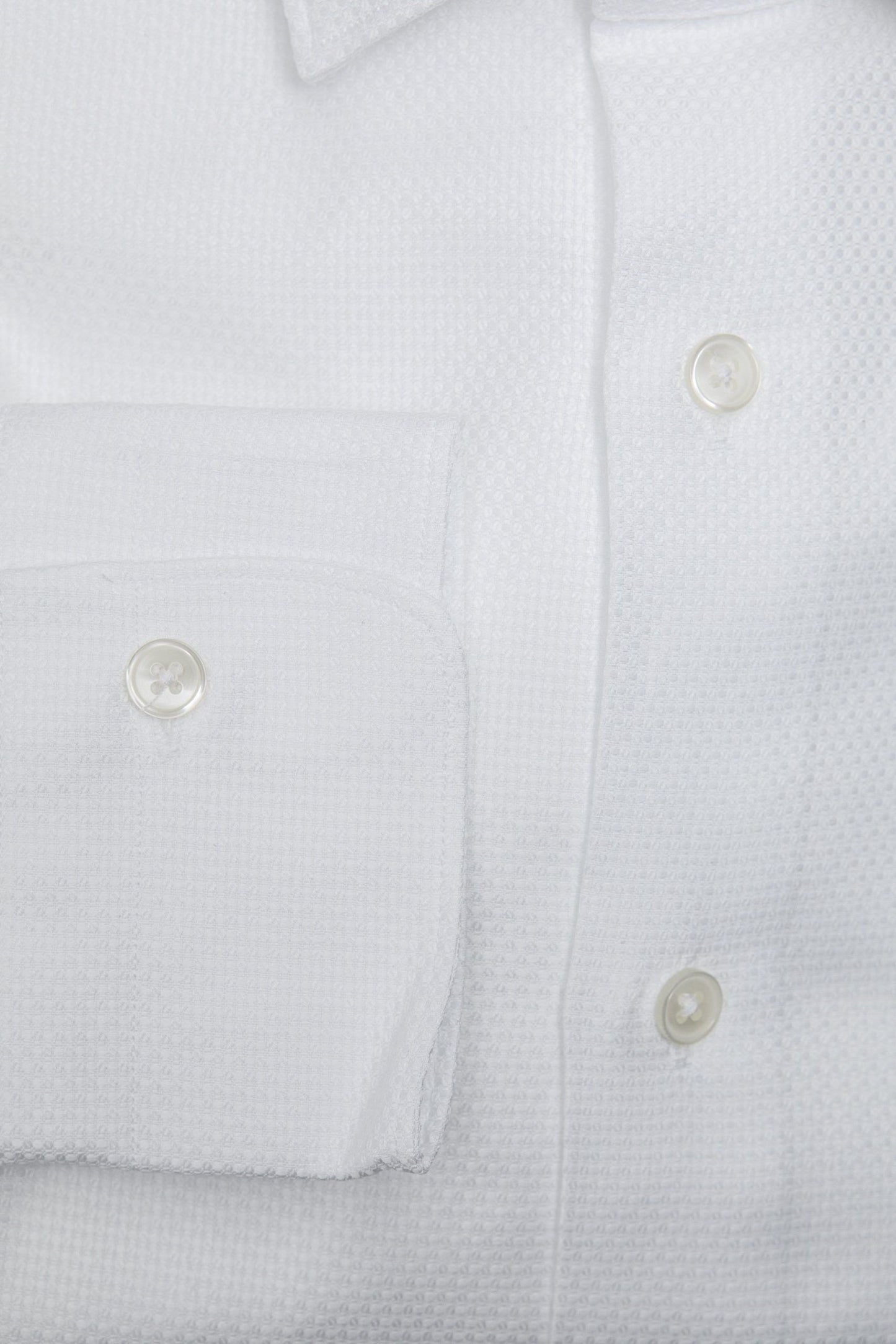 Elegant Medium Slim Collar White Shirt