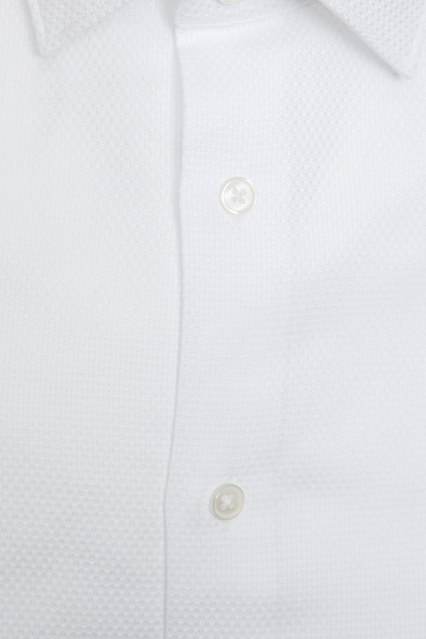 Elegant Medium Slim Collar White Shirt