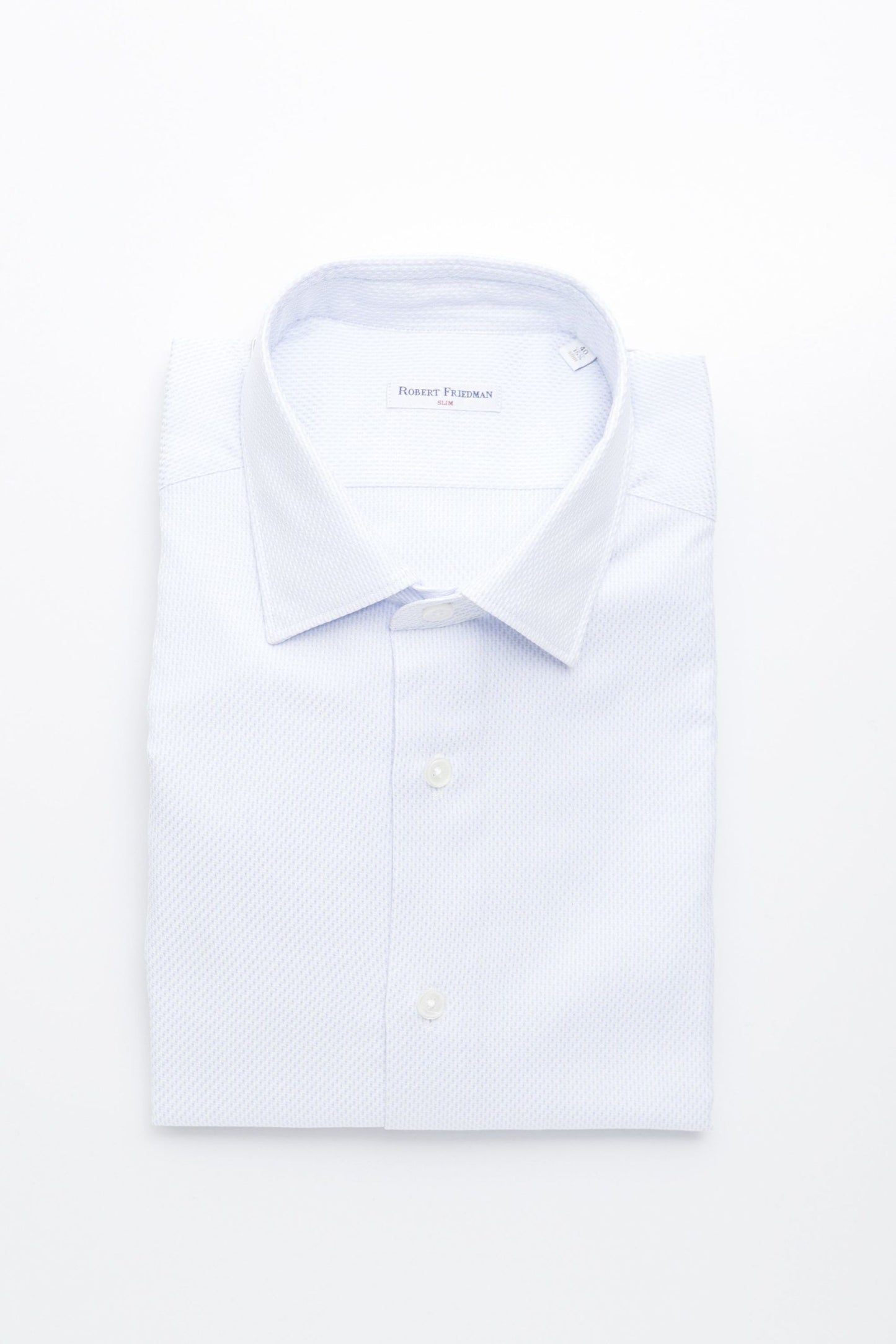 Elegant Light-Blue Cotton Shirt for Men