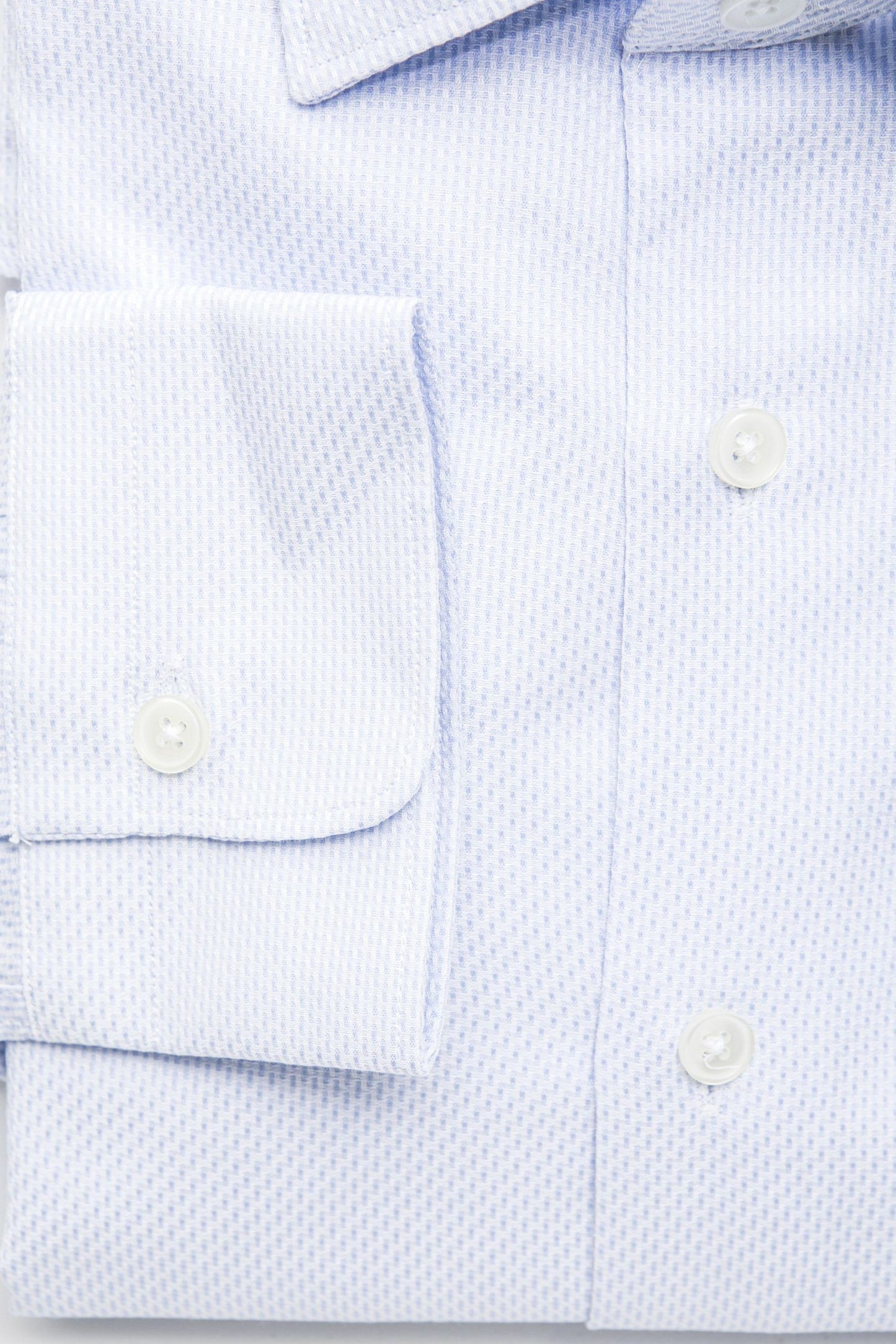 Elegant Light-Blue Cotton Shirt for Men