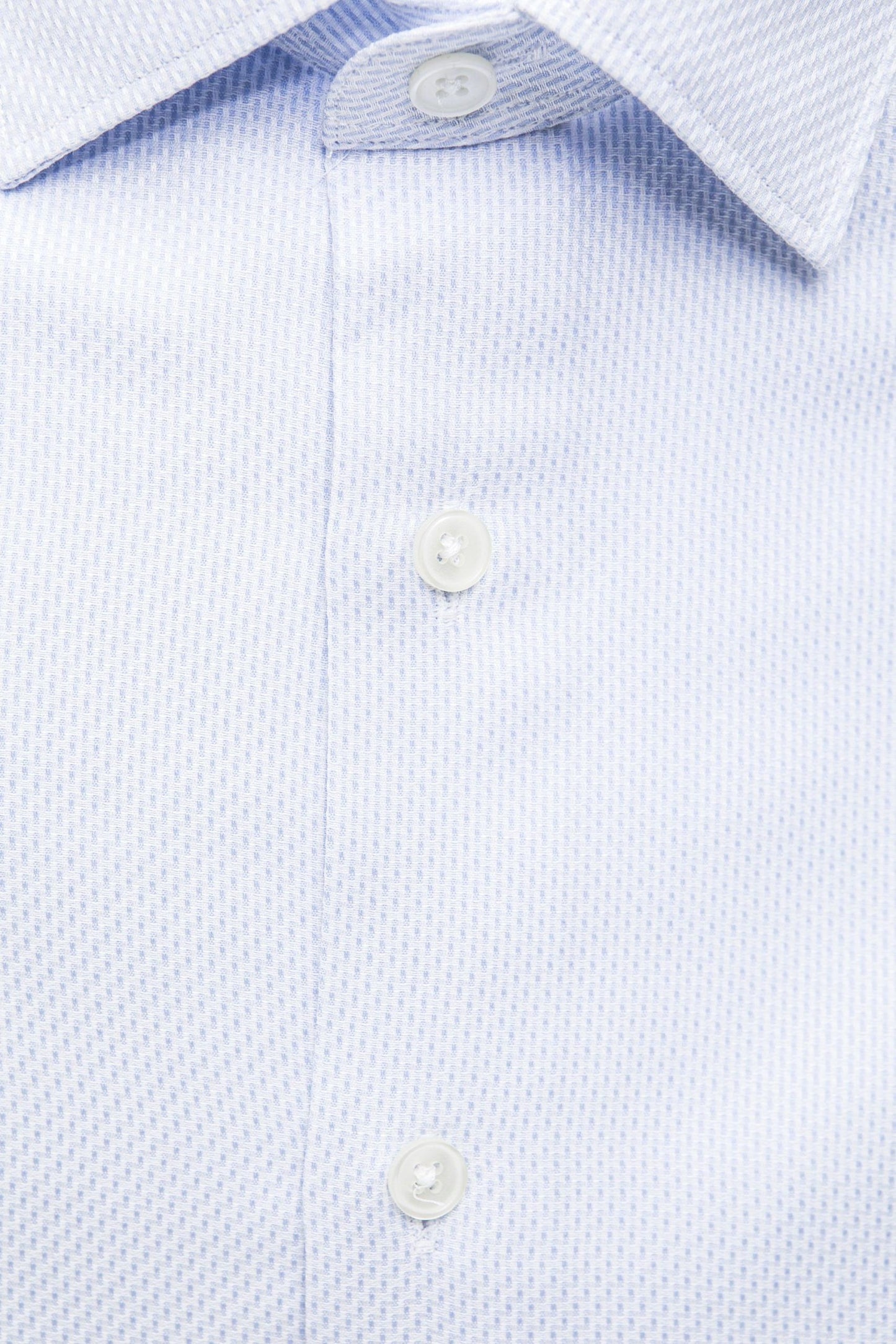 Elegant Light-Blue Cotton Shirt for Men