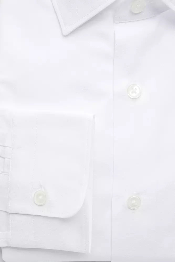 Crisp White Slim Collar Medium Shirt