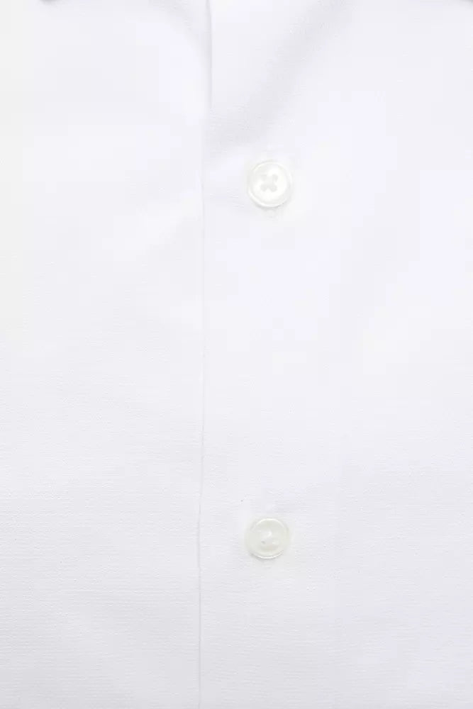 Crisp White Slim Collar Medium Shirt
