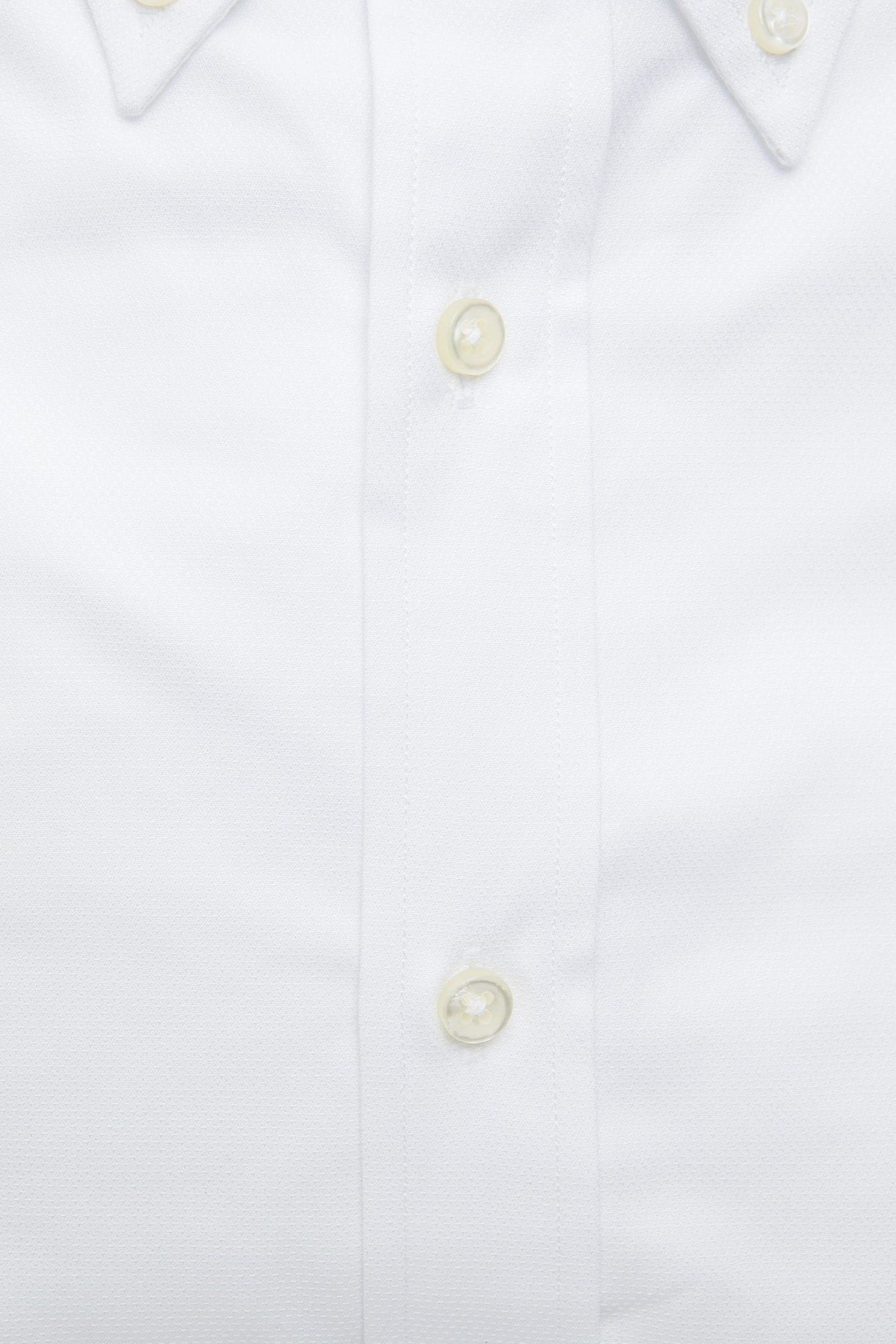 Classic White Cotton Button-Down Shirt