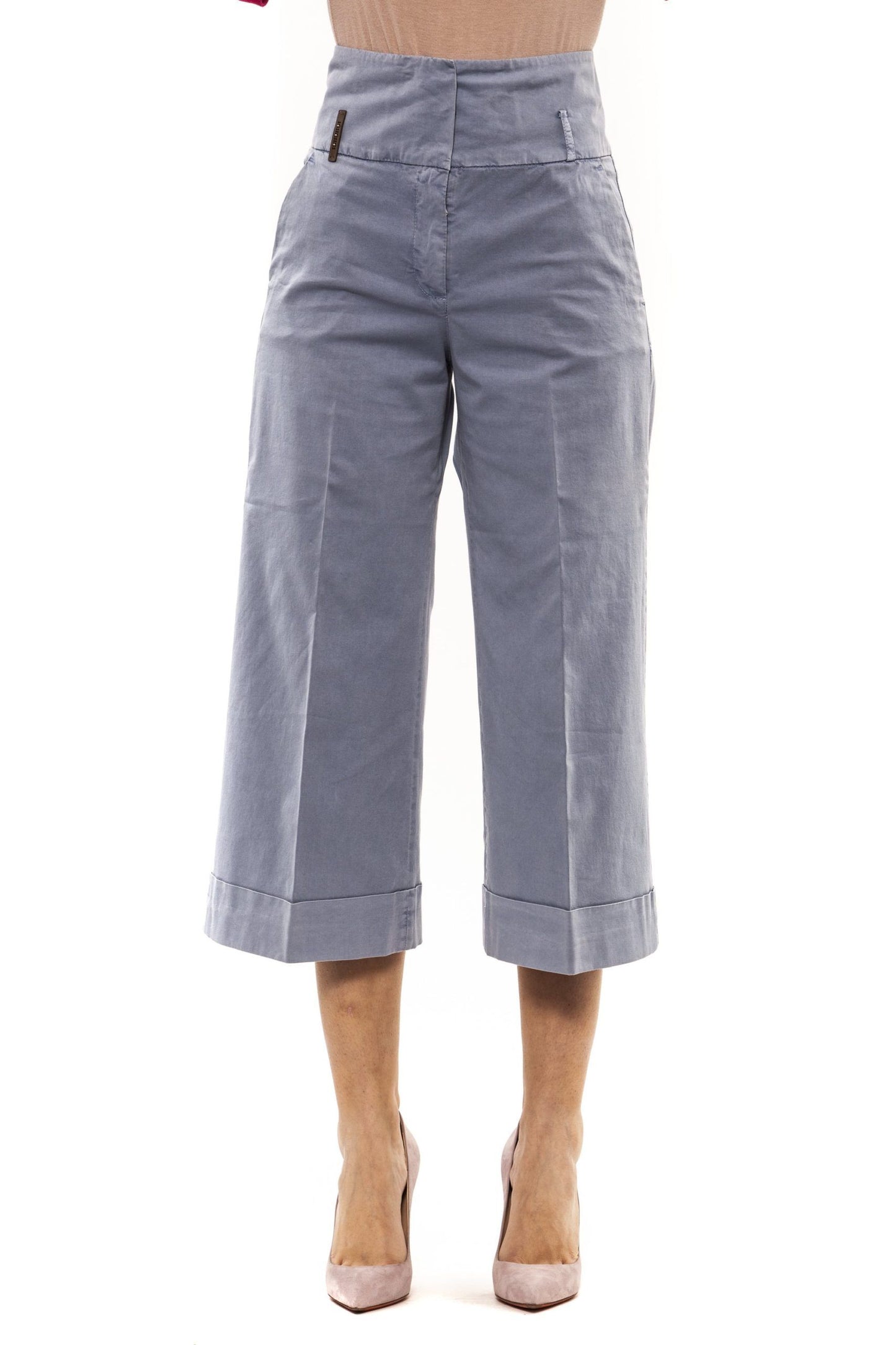 Elegant Palazzo Trousers with Chic Belt