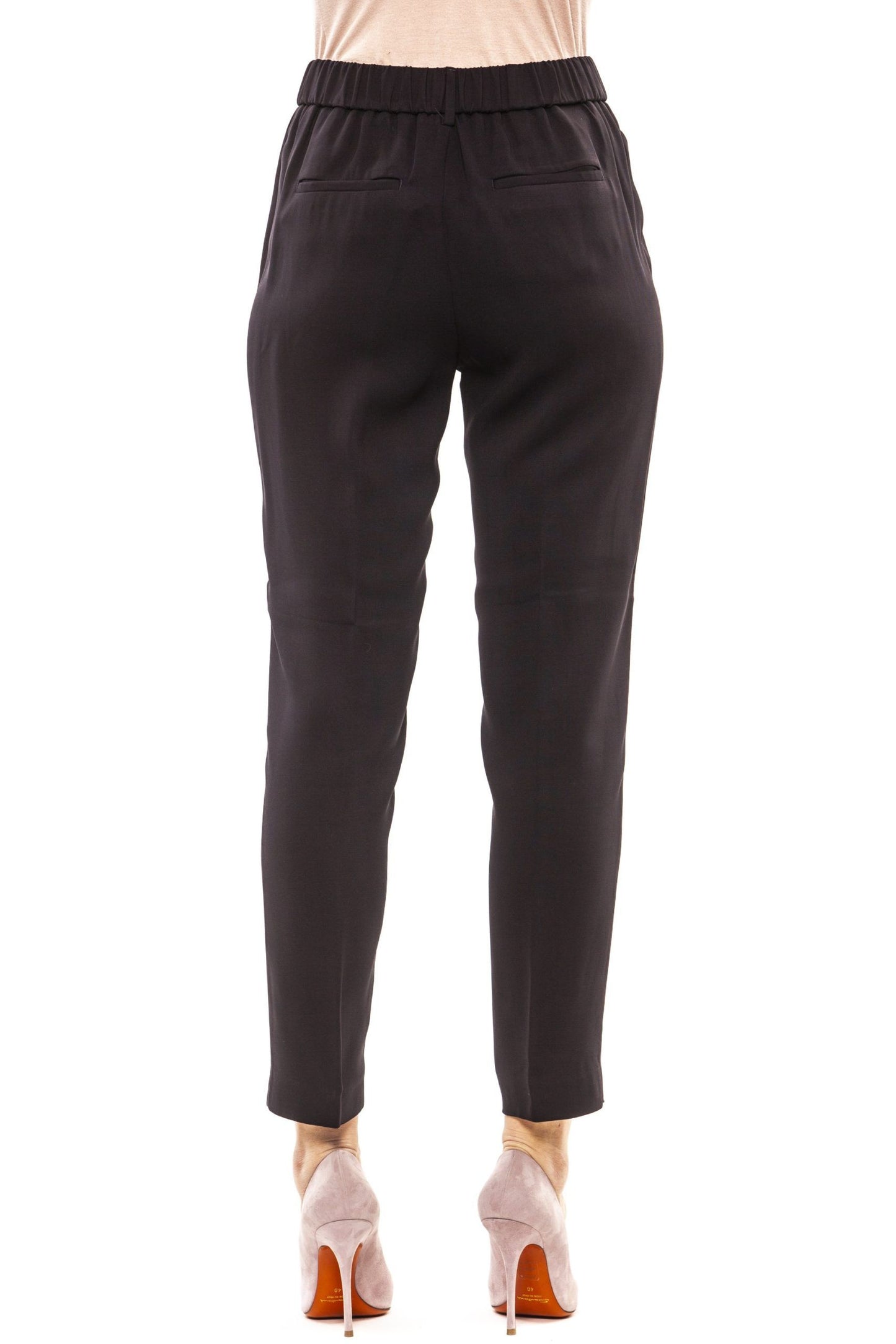 Regular Waist Soft Fit Trousers