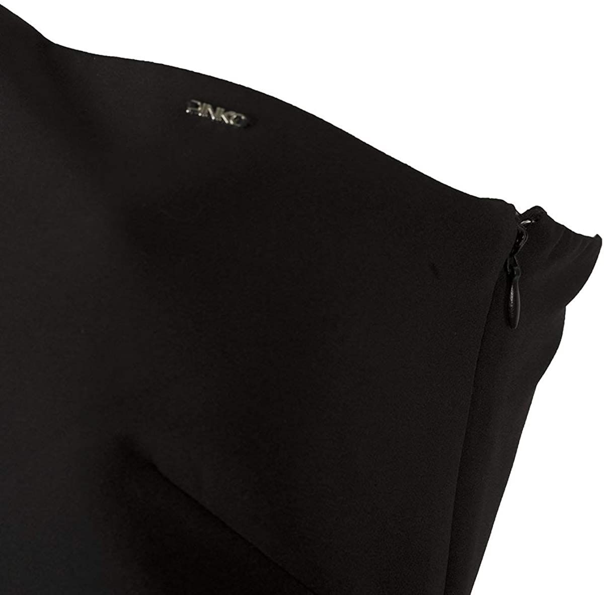 Elegant Black Side Zipper Dress
