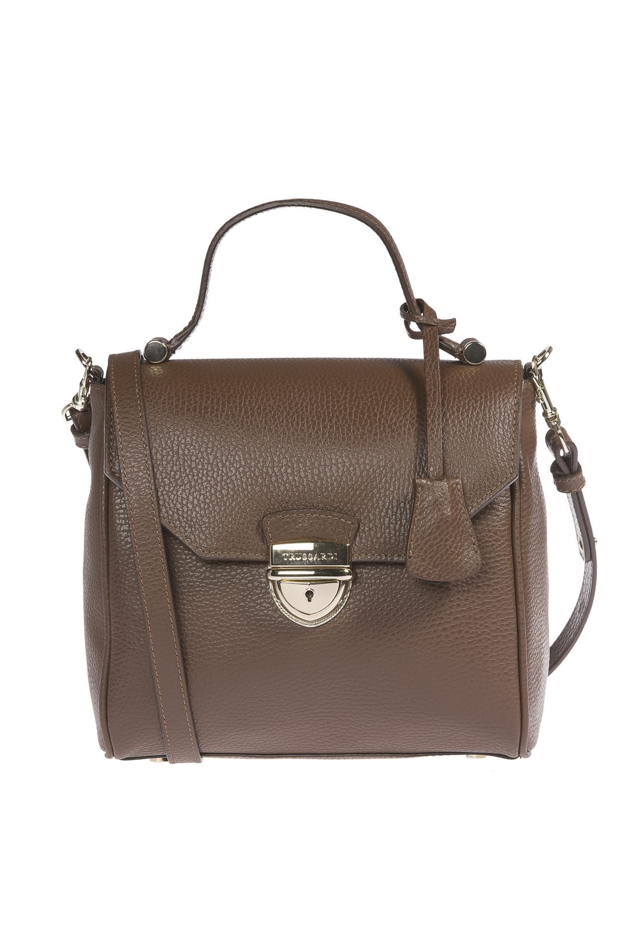 Elegant Embossed Leather Shoulder Bag