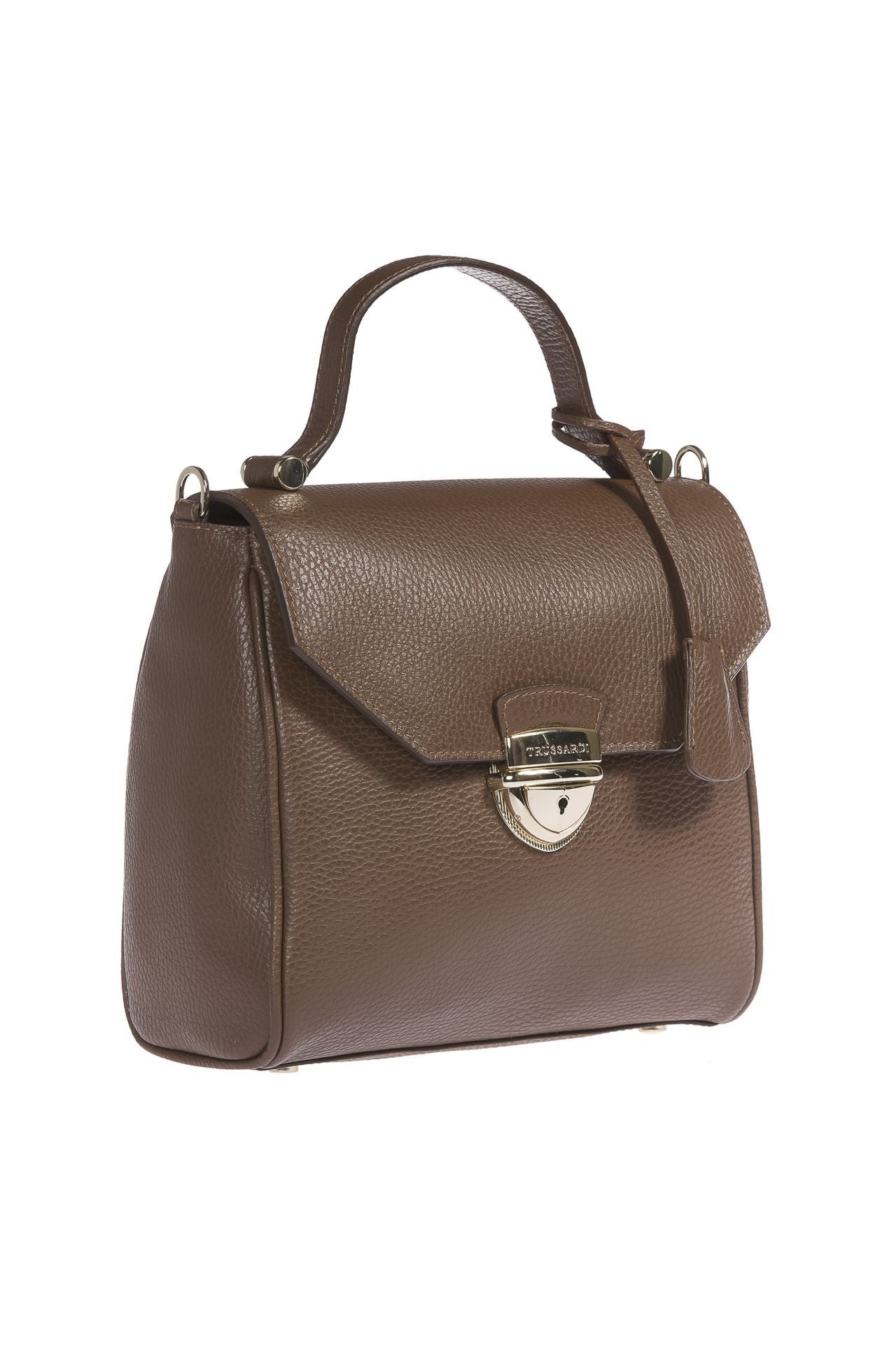 Elegant Embossed Leather Shoulder Bag