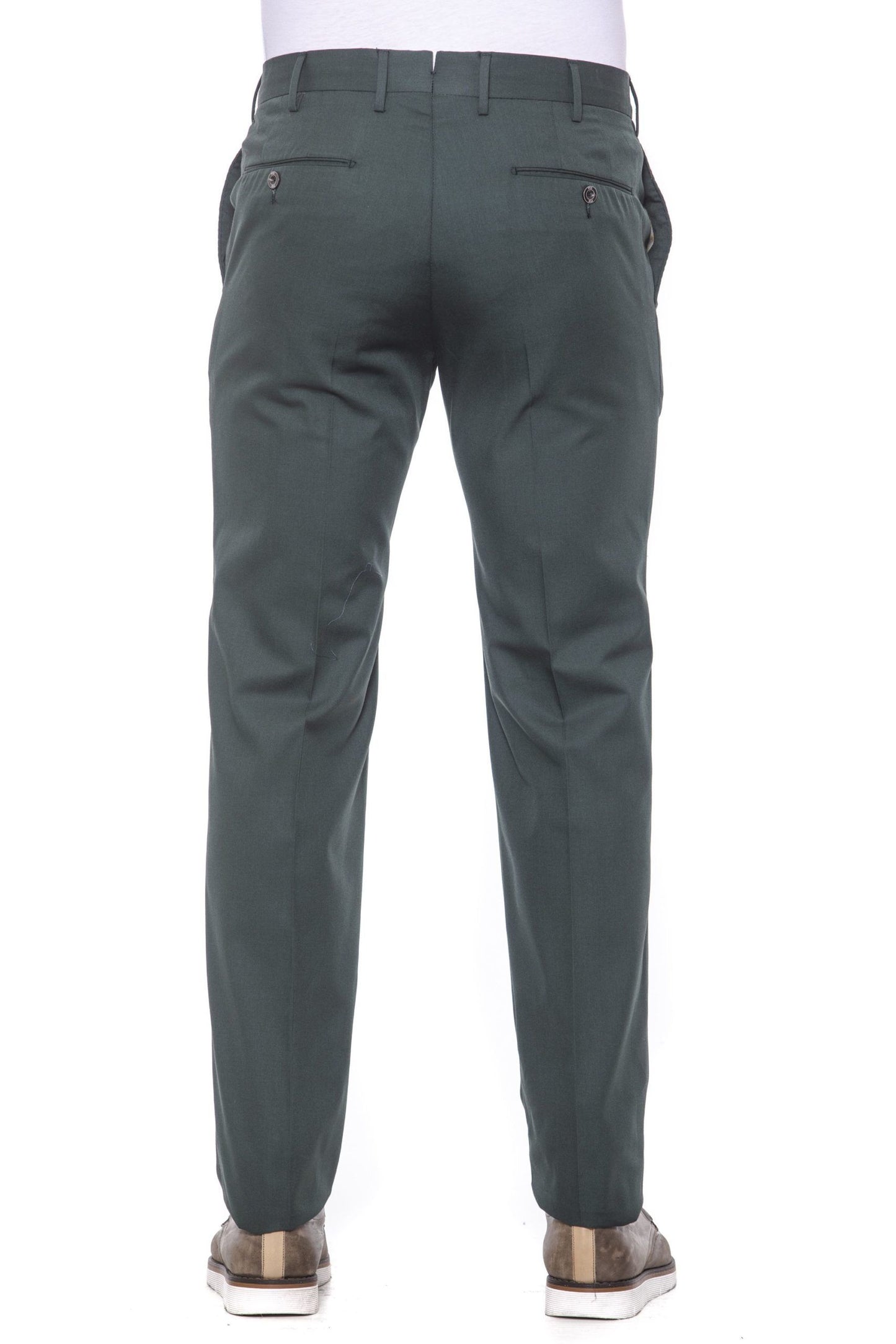 Elegant Green Trousers for the Modern Gentleman