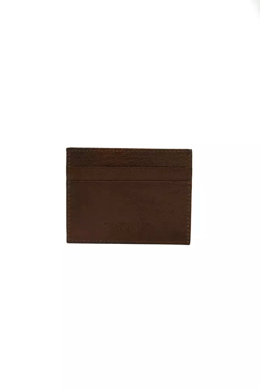 Elegant Italian Leather Card Holder
