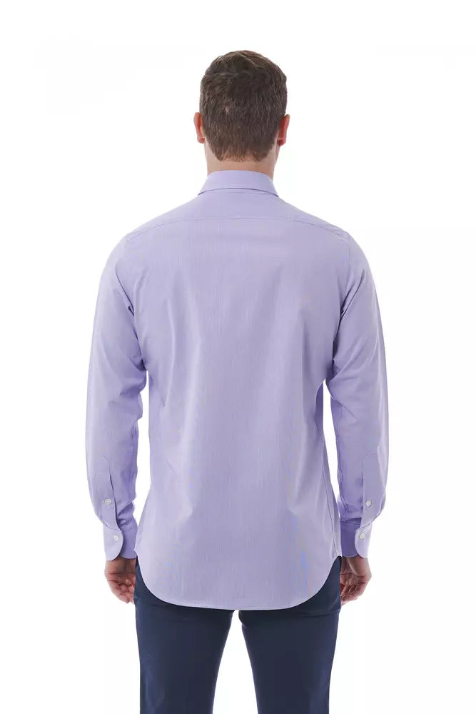 Chic Italian Collar Regular Fit Men's Shirt