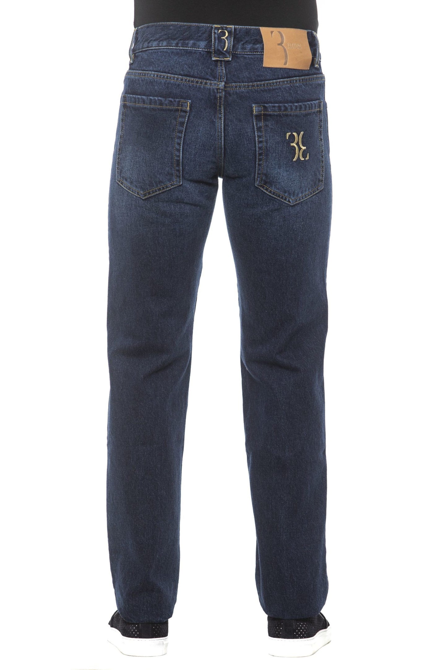 Exquisite Embroidered Regular Fit Denim