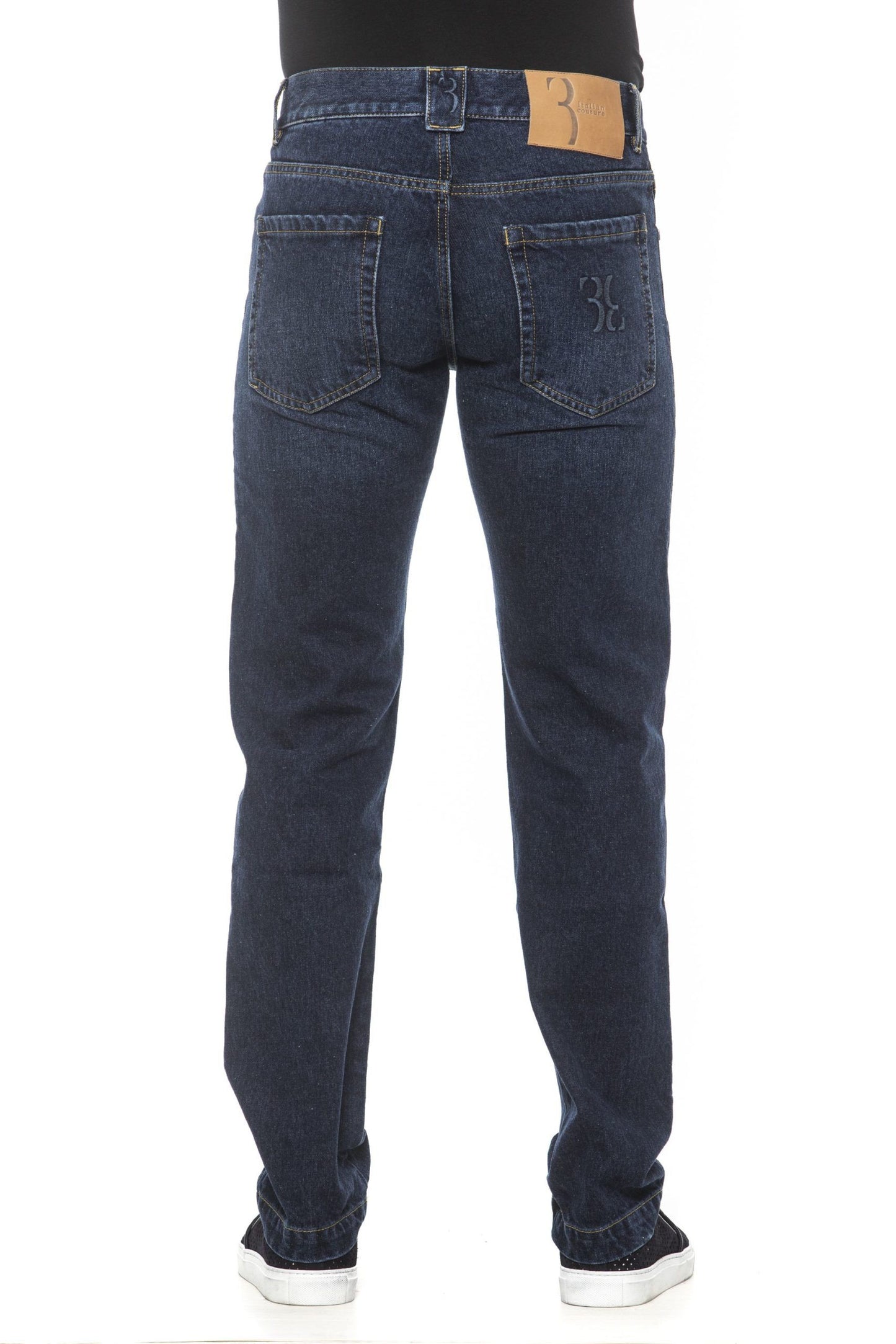 Embroidered Elegance Regular Fit Denim
