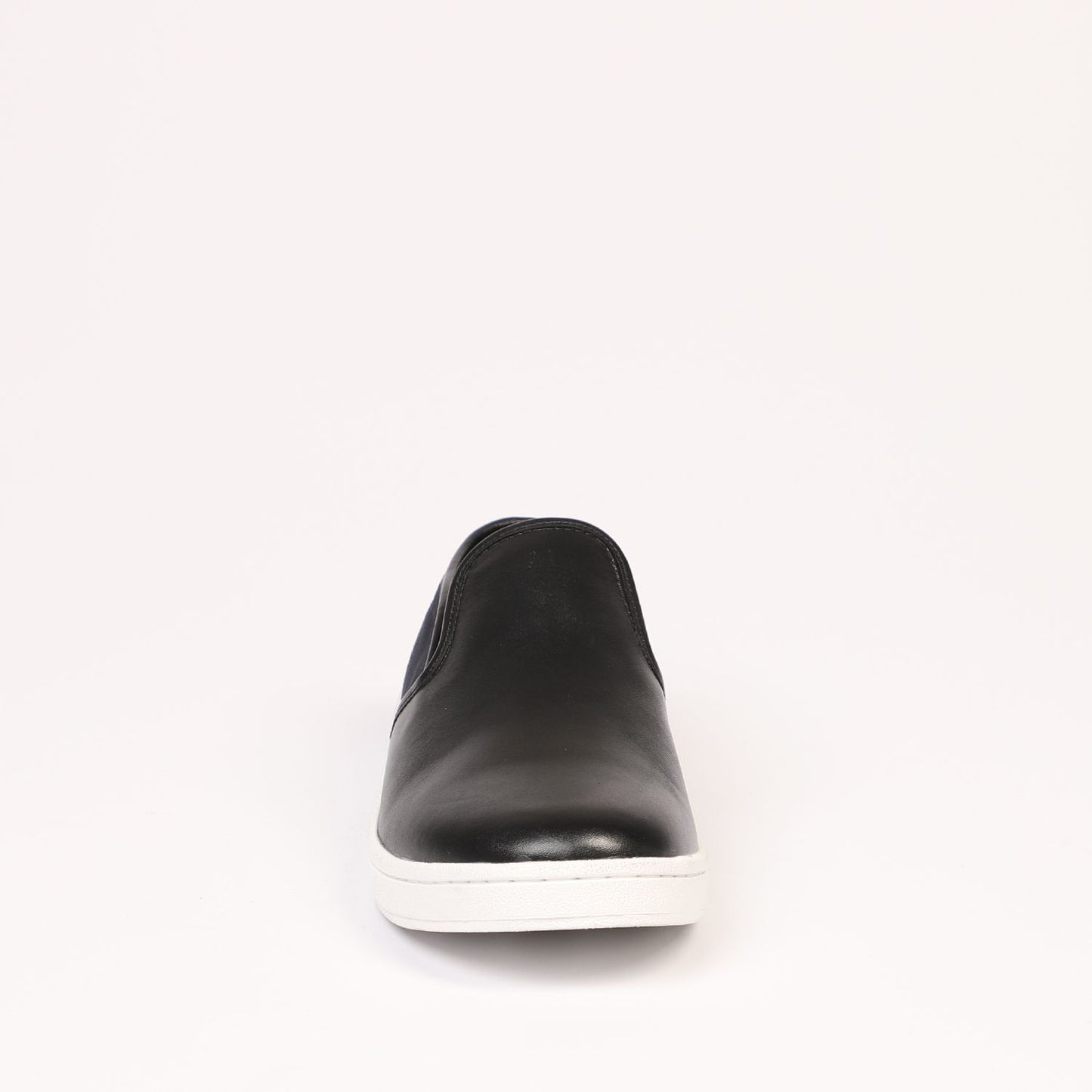 Sleek Elastic Suede Slip-On Sneakers