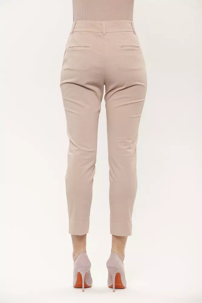 Chic Ankle Trousers in Cotton
