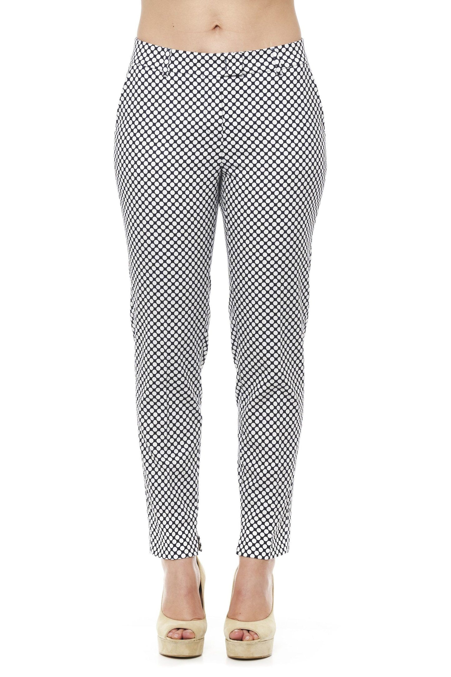 Polka Dot Charm Straight Leg Trousers