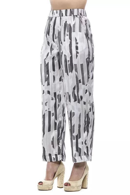 Elegant Beige Palazzo Trousers