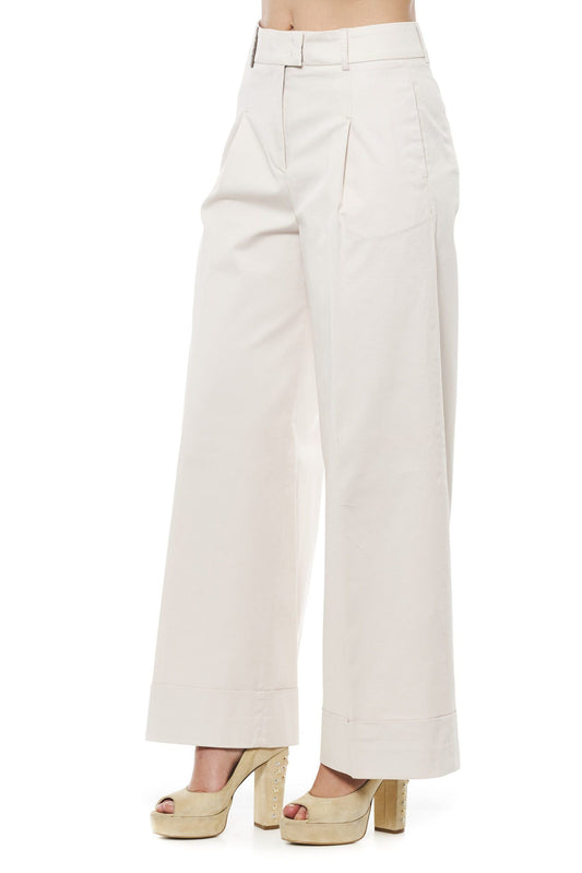 Elegant High-Waist Palazzo Trousers