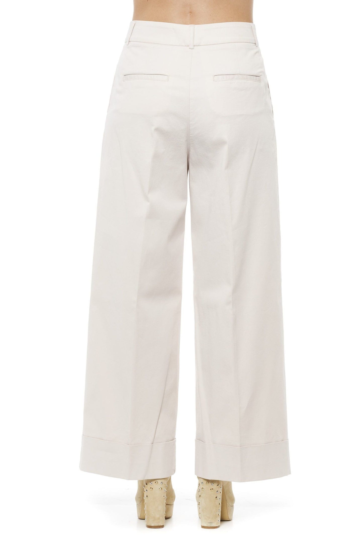 Elegant High-Waist Palazzo Trousers