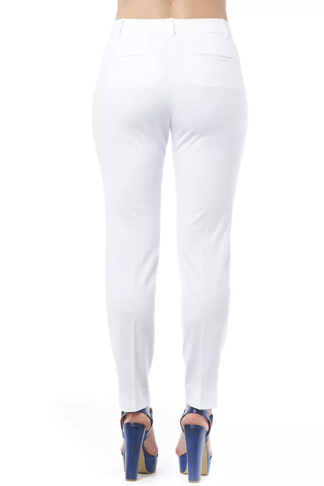 Chic High Waist Cigarette Leg Trousers