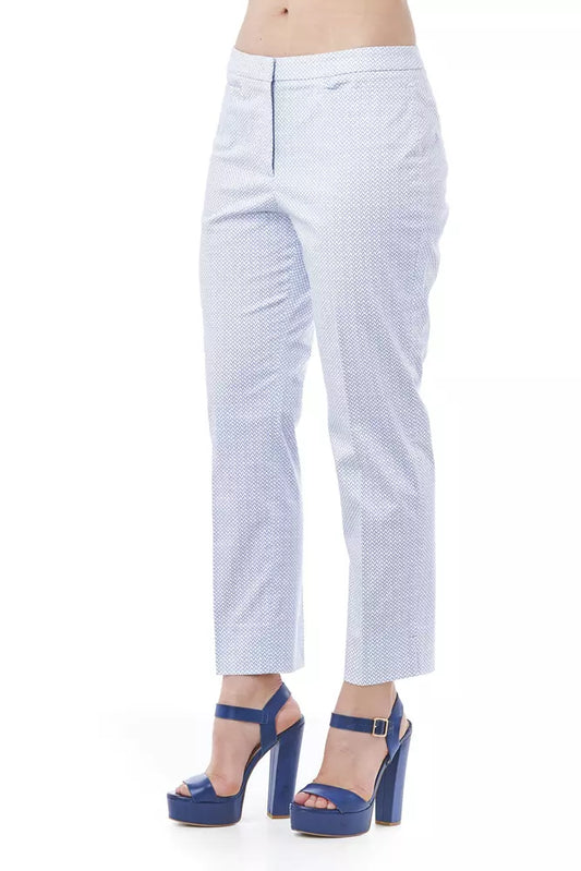 Elegant Geometric Pattern Trousers