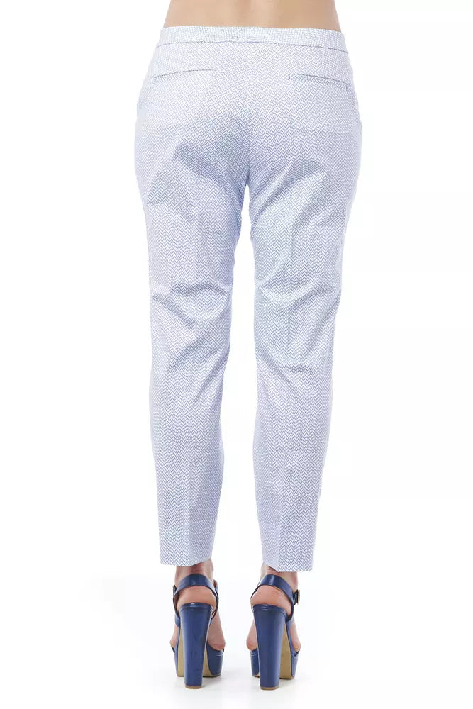 Elegant Geometric Pattern Trousers