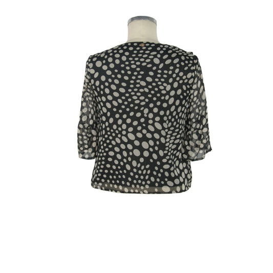 Elegant Cross Neck Bell Sleeve Blouse