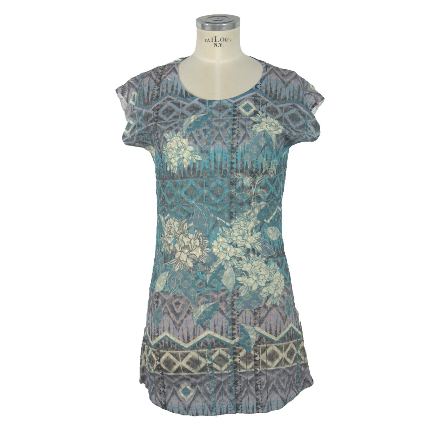 Enchanting Green Sublimation Print Dress