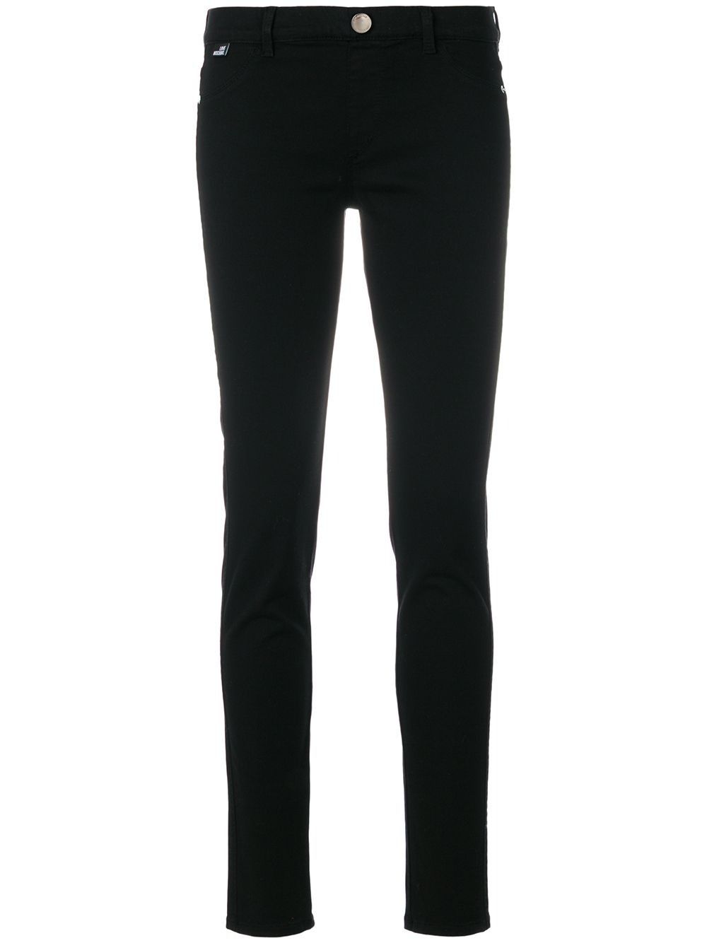 Elegant Black Slim-Fit Trousers