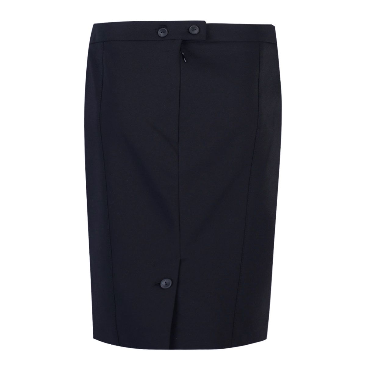 Elegant Slim Fit Black Skirt