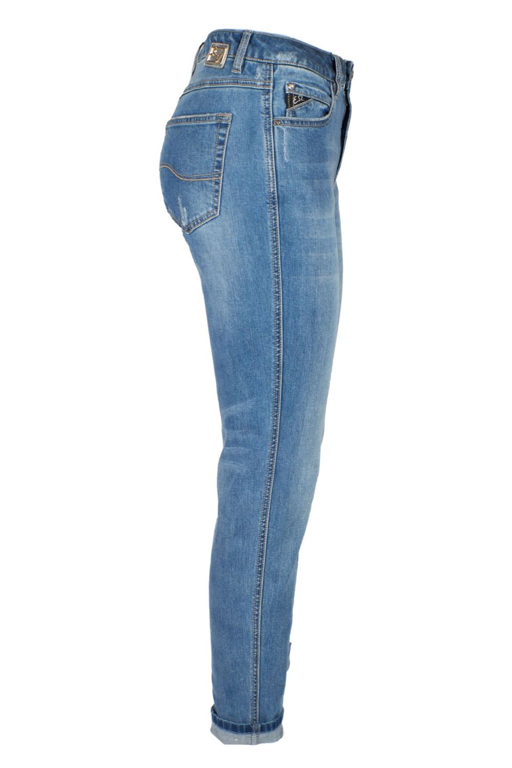 Slim Fit Light Blue Denim Jeans for Women