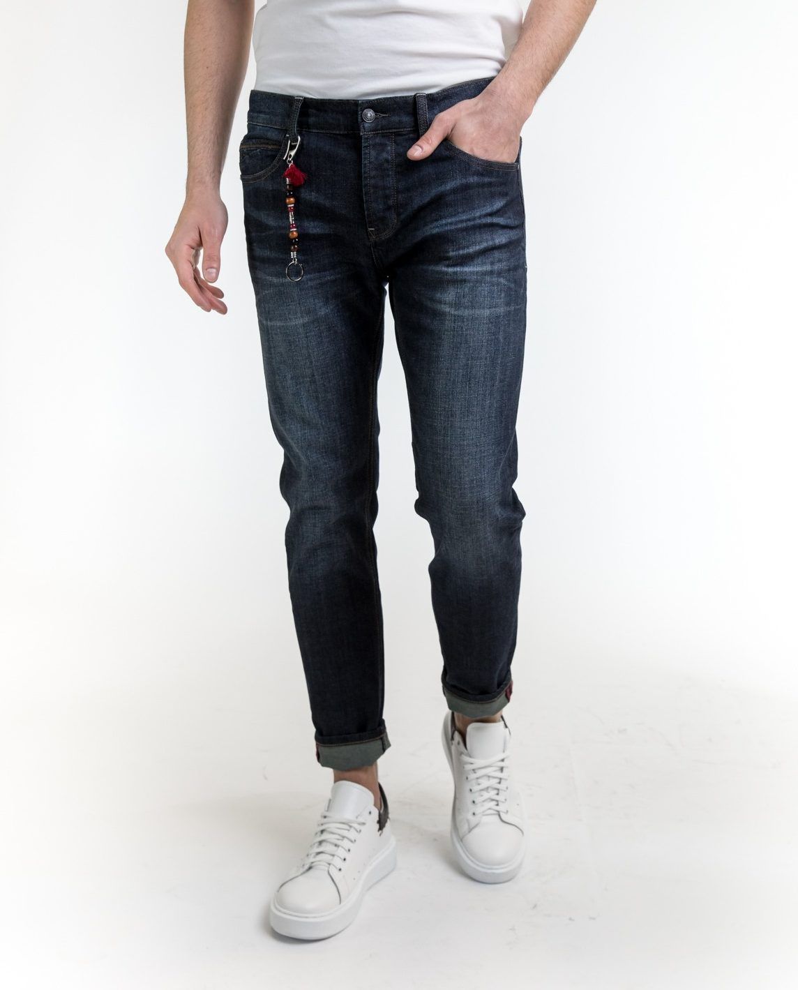Essential Blue Slim Fit Comfort Stretch Jeans