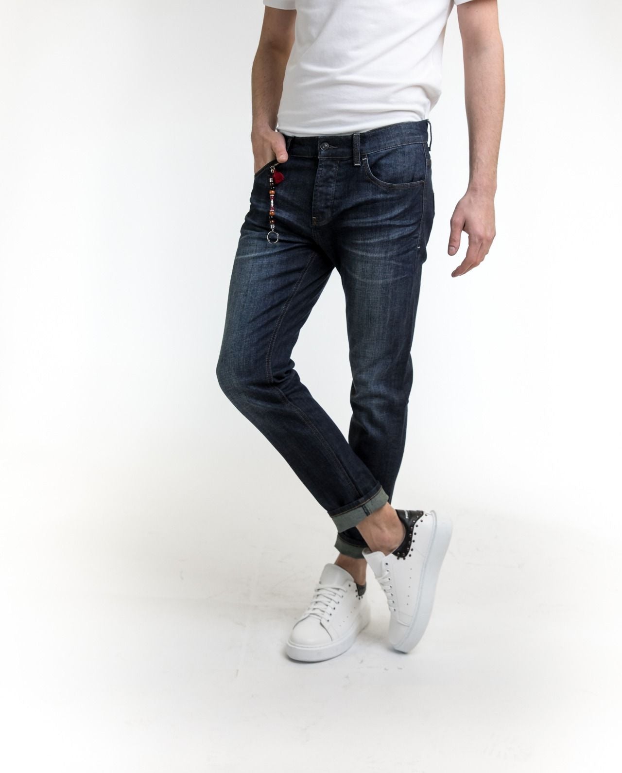 Essential Blue Slim Fit Comfort Stretch Jeans