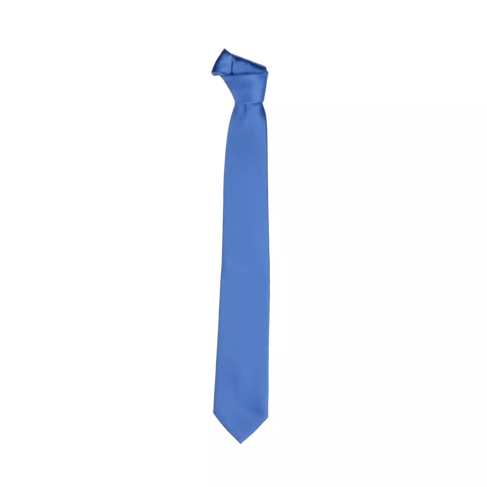 Elegant Light Blue Silk Tie