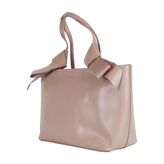 Elegant Nude Charlotte Shopper Bag