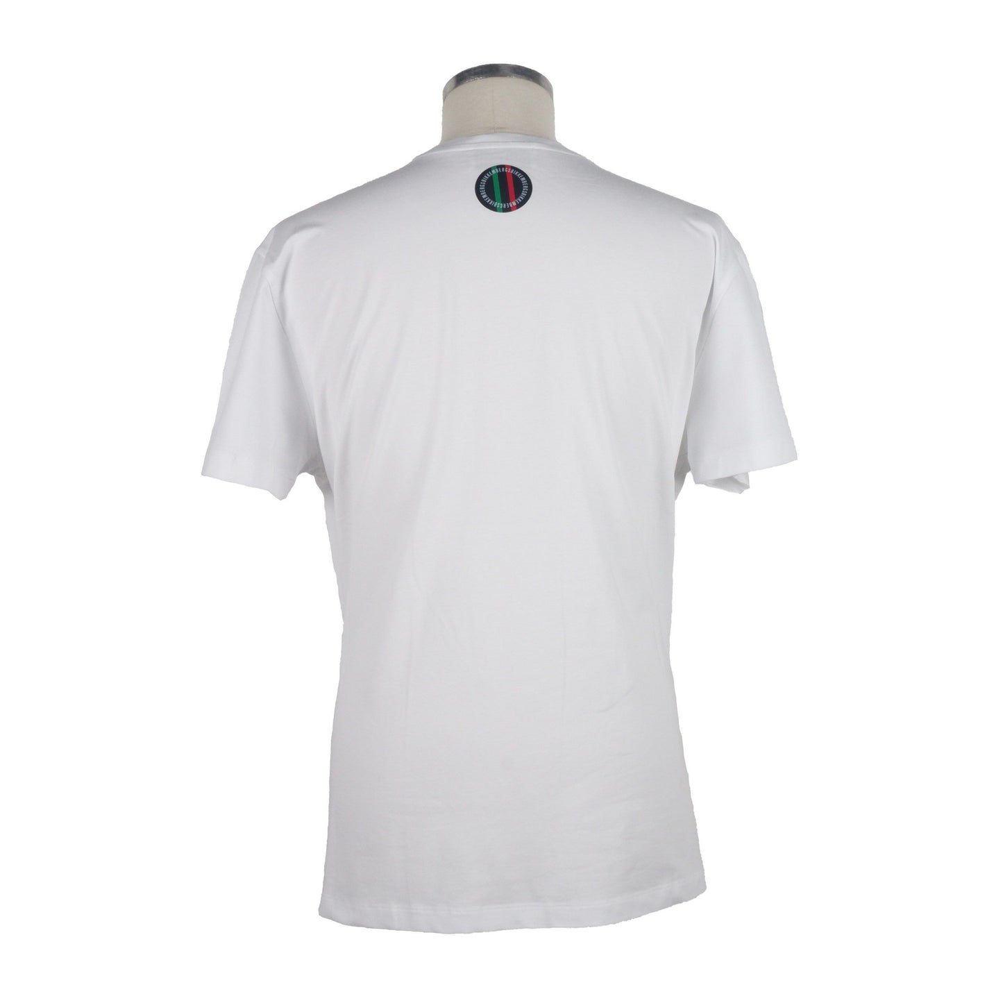 Sleek Cotton-Blend Rubber Print Tee