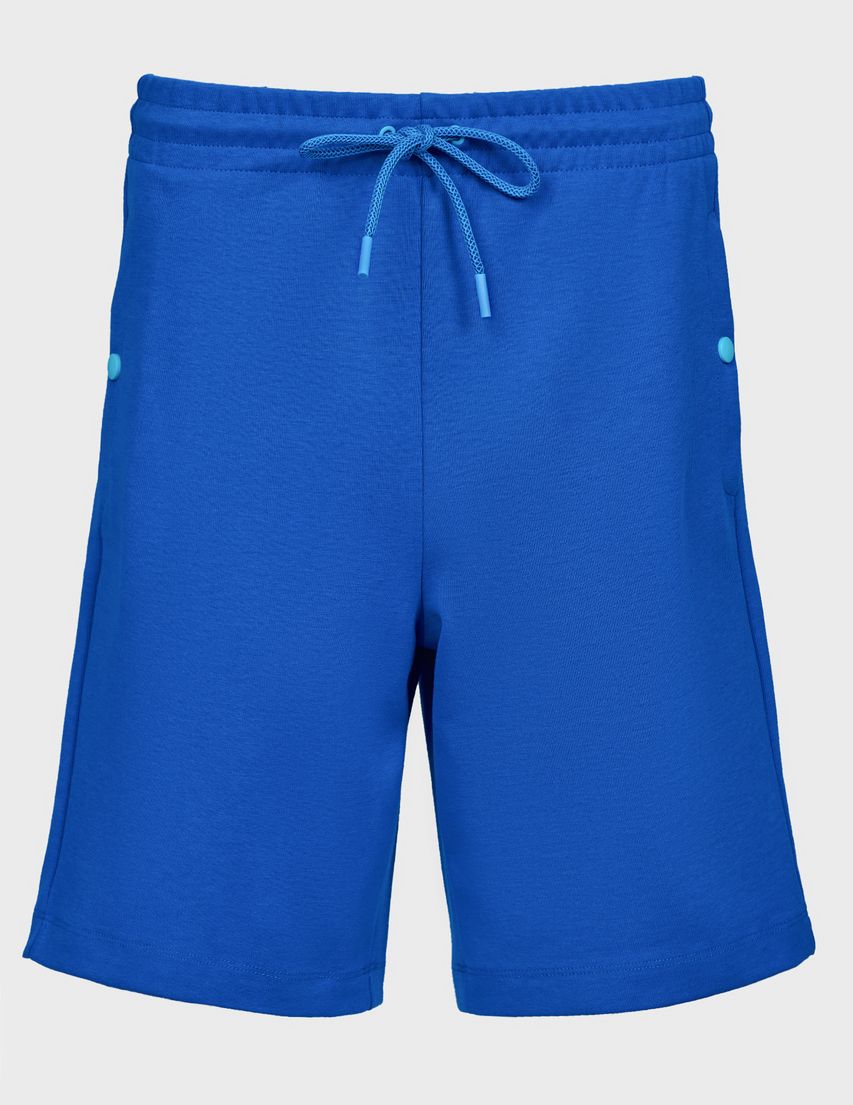 Chic Bermuda Shorts with Rubber Detailing